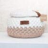 Cesta Rose and White